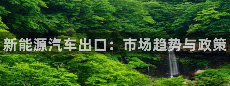 娱乐世界新宝gg：新能源汽车出口：市场趋