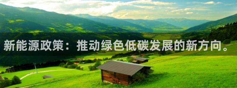 新宝gg__：新能源政策：推动绿色低碳发
