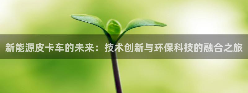 新宝GG绿色：新能源皮卡车的未来：技术创